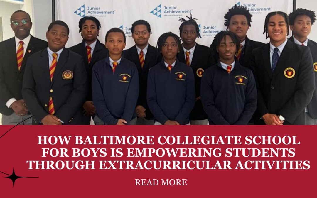 A group of boys from young boys in uniform stand together as the blog title and Read More overlay the image